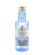 Citadelle Premium Gin Miniature / Mini Bottle France 5 cl 44%