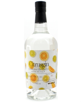 Citrusgin Premium London Dry Citrus Gin Whisky.dk Silvio Carta Italy 70 cl 38%