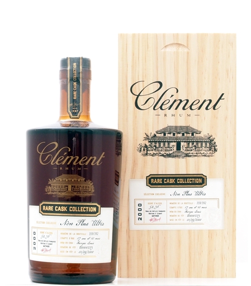 Clement Rare Cask Collection Non Plus Ultra Single Cask Martinique Rum 50 cl 54,36