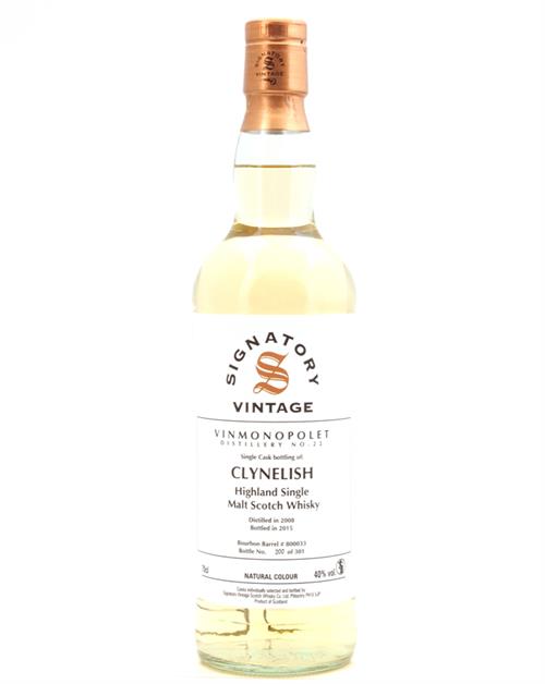 Clynelish 2008/2015 Signatory Vintage 7 years Vinmonopolet