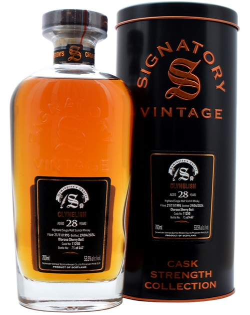 Clynelish 1995/2024 Symingtons Choice 28 Year Signatory Single Highland Malt Whisky 53.5%
