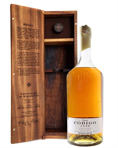 Codigo Origin Extra Anejo Mexican Tequila 70 cl 38%