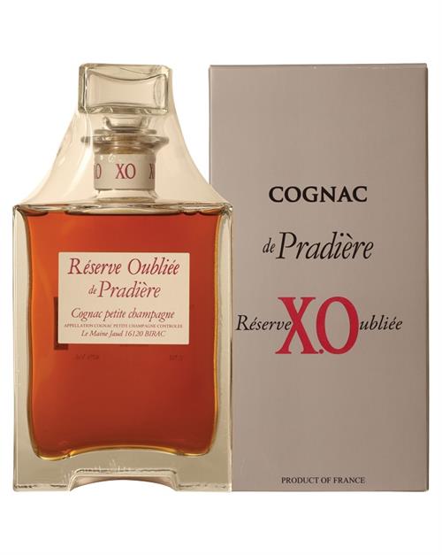 Cognac Reserve de Pradiere Oubliee XO Petite Champagne French Cognac 70 cl 40%