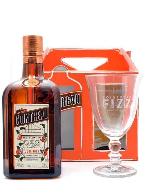 Cointreau Fizz Pack W/Glass 70 cl 40%