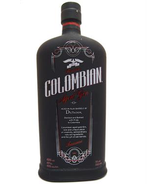Colombian Treasure Premium Gin aged on used rumface from Dictador 