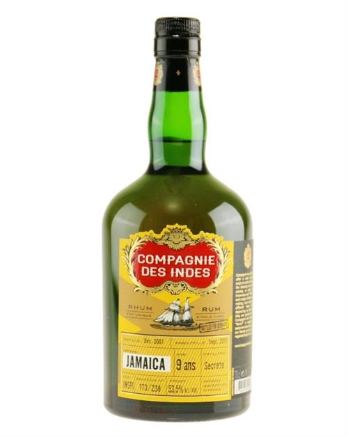 Compagnie des Indes 2007/2017 Secrete 9 years old Jamaica Single Cask Rum 70 cl 54.1%