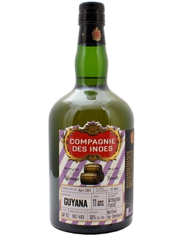 Compagnie des Indes 2007/2018 Diamond 11 år Guyana Armagnac Cask Finish