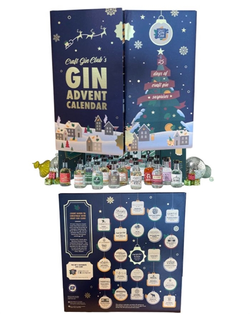 Gin Christmas Calendar 25 bottles of gin x 5 cl