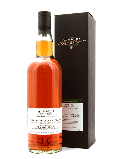 Craigellachie 2007/2022 Adelphi Selection 14 years Single Speyside Malt Whisky 60,9%.