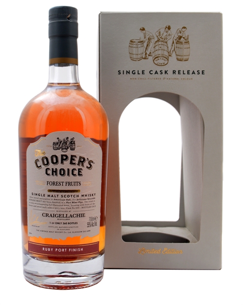 Craigellachie 2019 Forest Fruit Coopers Choice Speyside Single Malt Scotch Whisky 70 cl 55%
