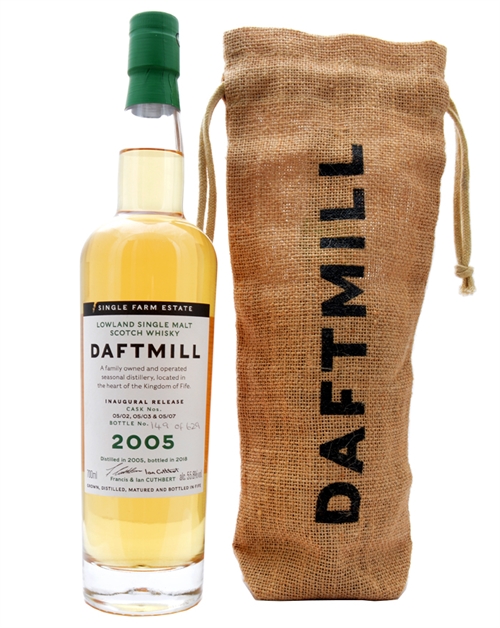 Daftmill 2005 Inaugural Release 12 Year Old Lowland Single Malt Scotch Whisky 55.8%