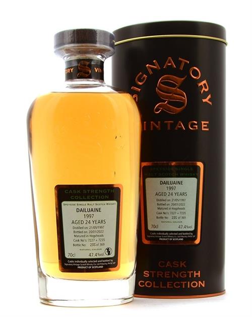 Dailuaine 1997 Signatory 24 years Single Speyside Malt Whisky