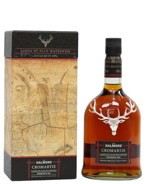 Dalmore Cromartie 1996 Vintage Lands of Clan Mackenzie Single Highland Malt Whisky 45%