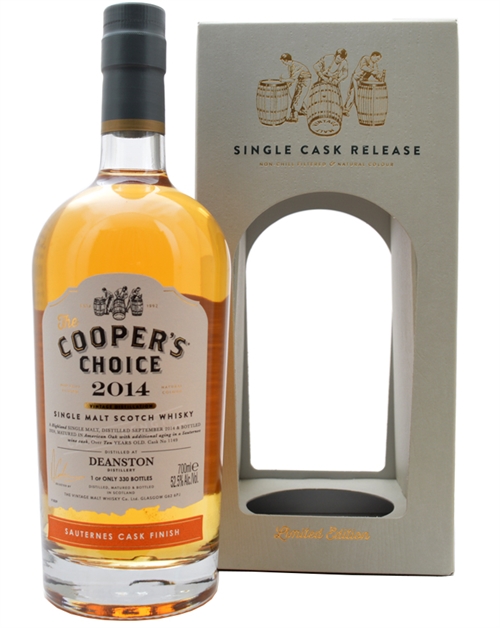 Deanston 2014/2024 Coopers Choice 10 Years Old Highland Single Malt Scotch Whisky 52,5%