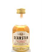 Deanston 12 years old MINIATURE Old Version Single Highland Malt Scotch Whisky 5 cl 40%