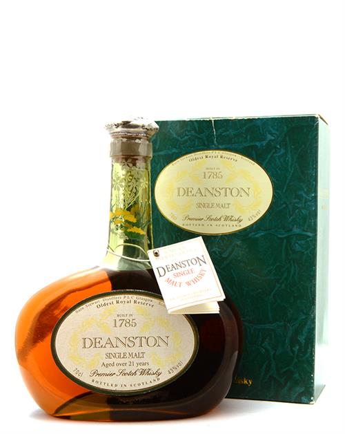 Deanston 21 years Oldest Royal Reserve Old Version Single Malt Premier Scotch Whisky 43%.