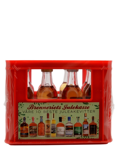 Det Norske Brenneri Brenneriets Christmasbox Christmas aquavits 10x5 cl 40%