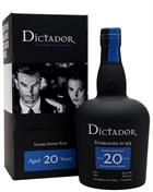 Dictador 20 years old Solera Distillery Icon Reserve Columbia Rum 70 cl 40%