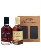 Dos Maderas Giftbox 5+5 years old og 5+3 years old Caribbean Ron Añejo Rum 2x20 cl 40%