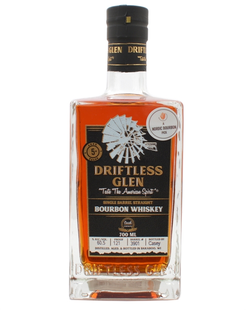 Driftless Glen Single Barrel Cask Strength Straight Bourbon Whiskey 60,5%