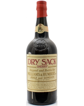 Dry Sack Sherry Williams & Humbert Vintage Collector's Bottle Sherry 75 cl