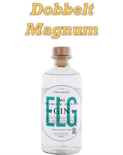 ELG Gin 1 Premium Danish Gin Small Batch Dobbelt Magnum 3 Liter 47,2%