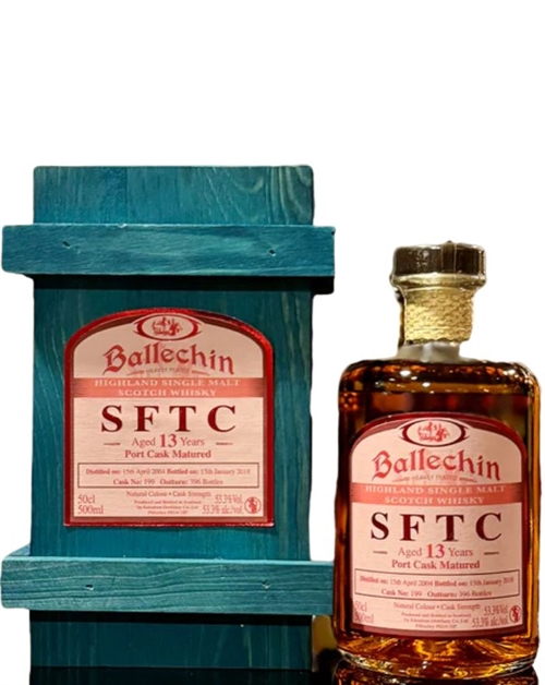 Edradour Ballechin 13 year old SFTC 2004/2018 Highland Single Malt Scotch Whisky 53,3%