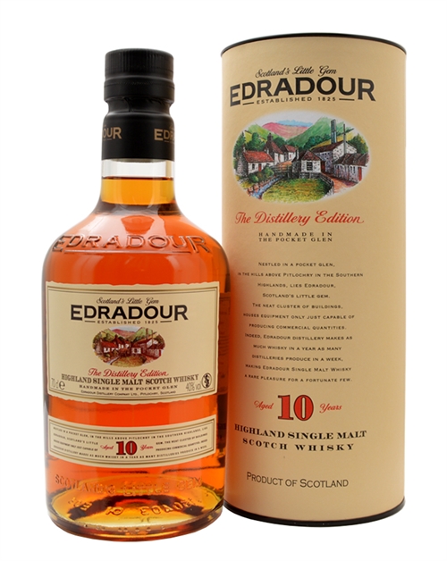 Edradour 10 years old Single Highland Malt Scotch Whisky 70 cl 40%