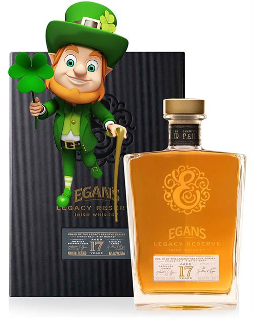 Egans Legacy Reserve 17 year old Single Irish Malt Whiskey 46%