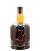 El Dorado 21 years old Special Reserve BLACK LABEL Finest Demerara Dark Guyana Rum 43%