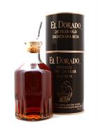 El Dorado 25 years old Vintage 1980 Dark Guyana Rum 43%