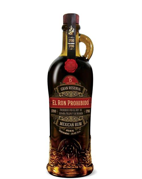 El Ron Prohibido 15 years Mexico Solera Rum 70 cl 40%