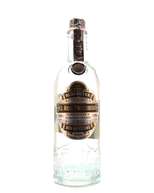 El Ron Prohibido Silver Mexico Premium Rum 70 cl 40%