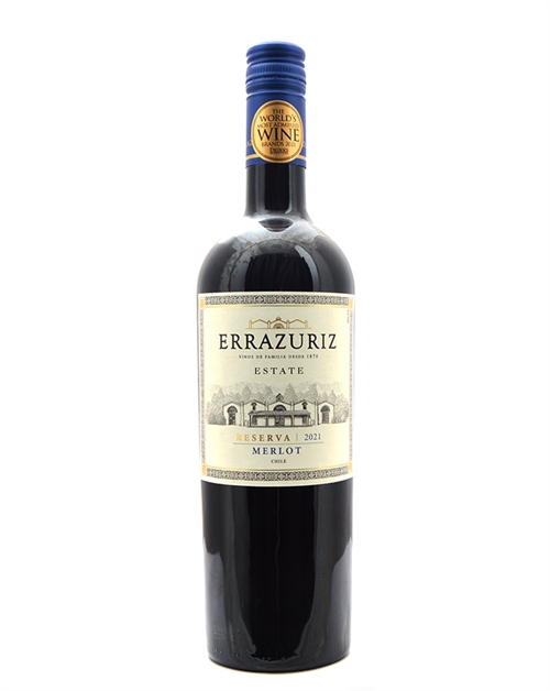 Errazuriz 2021 Reserva Merlot Chile Red wine 75 cl 13,5% 13,5%.
