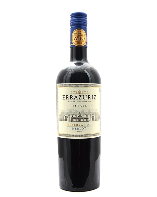 Errazuriz 2019 Reserva Merlot Chile Red wine 75 cl 13,5% 13,5%.
