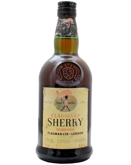 Flagmans Sherry Oloroso Medium Dry 70 cl 18% Vintage Bottle #14