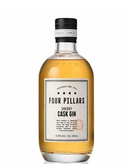 Four Pillars Sherry Cask Gin 43.8 percent alcohol and 50 centiliters 