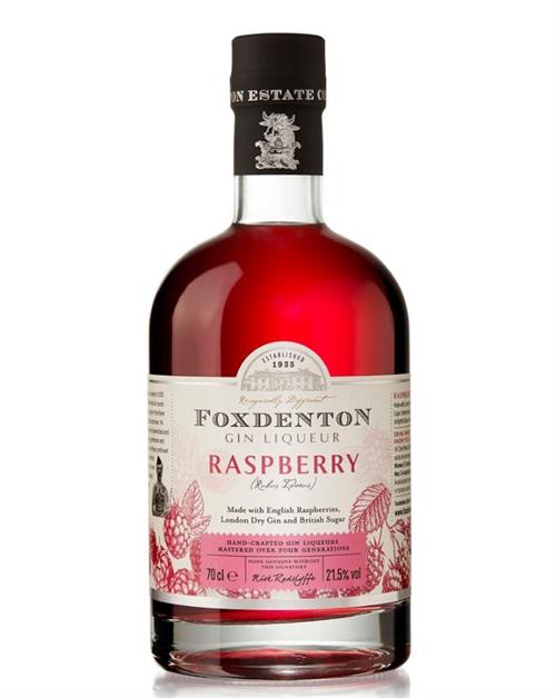 Foxdenton Raspberry Gin England 70 centiliters and 21.5 percent alcohol