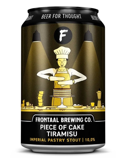 Frontaal Brewing Co Piece of Cake Tiramisu Imperial Pastry Stout Can 330 ml 10%