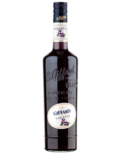 Giffard Créme De Violette Violet Violet Likør 70 centiliters and 16 percent alcohol