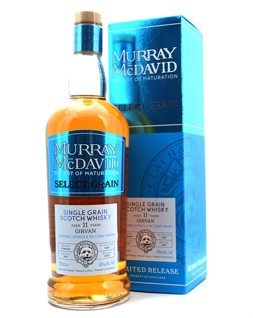 Girvan 2011/2022 Murray McDavid 11 years old Lowland Single Grain Scotch Whisky 70 cl 46%
