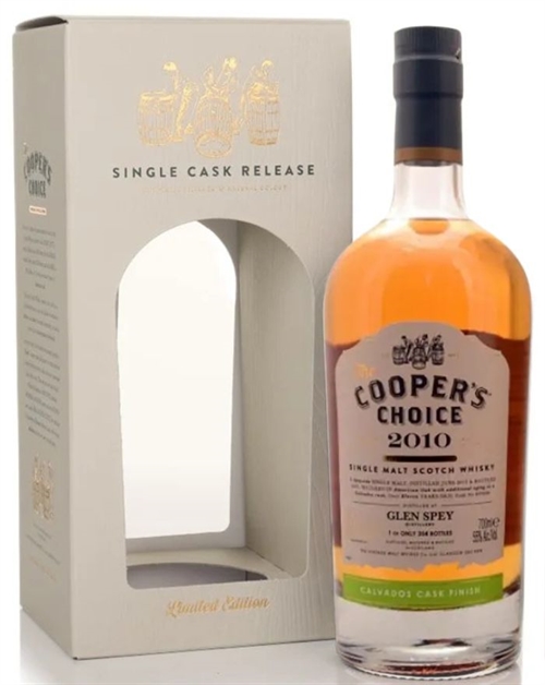 Glen Spey 2010/2021 Coopers Choice 11 year old Speyside Single Malt Scotch Whisky 70 cl 55%