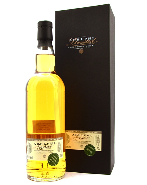 Glen Elgin 1995/2016 Adelphi Selection 20 years Single Malt Scotch Whisky 70 cl 53,1%.
