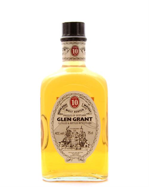 Glen Grant 10 years Highland Pure Malt Scotch Whisky 43%.