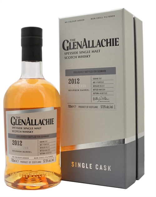 Glenallachie 11 Years Old Single Cask Bourbon Barrel Speyside Single Malt Whisky 70 cl 57,9%