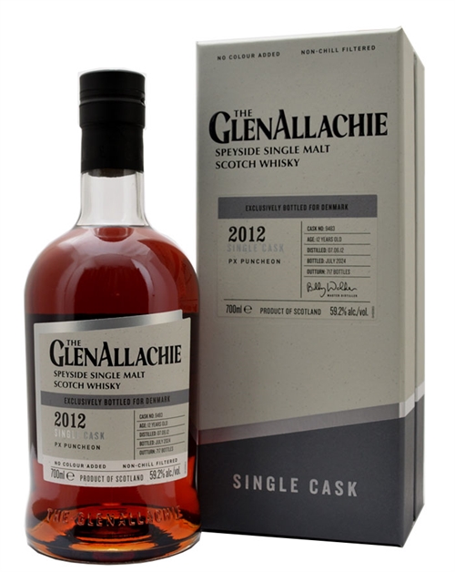 Glenallachie 12 Years Old Single Cask PX Puncheon Speyside Single Malt Scotch Whisky 70 cl 59,2%