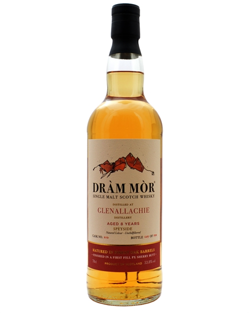 GlenAllachie 8 Years Old Dram Mor Speyside Single Malt Scotch Whisky 53,8%