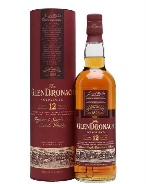 Glendronach 12 years Single Highland Malt Whisky 70 cl 43% 70 cl