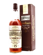 Glendronach 15 years 100% Sherry Matured Single Highland Malt Scotch Whisky 100 cl 40%