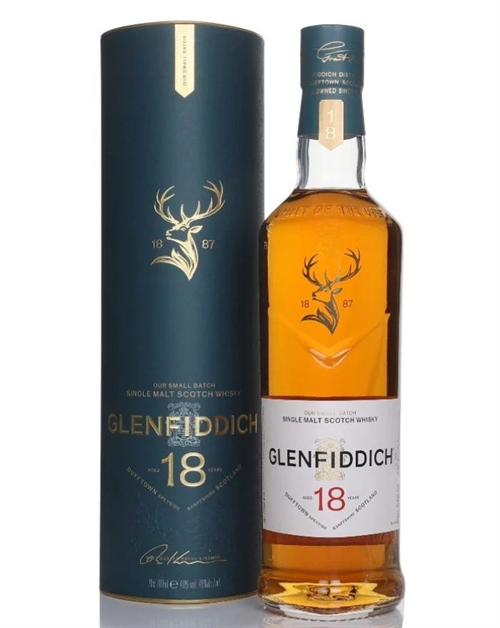 Glenfiddich 18 year old Our Small Batch Eighteen Single Speyside Malt Whisky 70 cl 40%